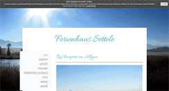 Desktop Screenshot of ferienhaus-settele.de
